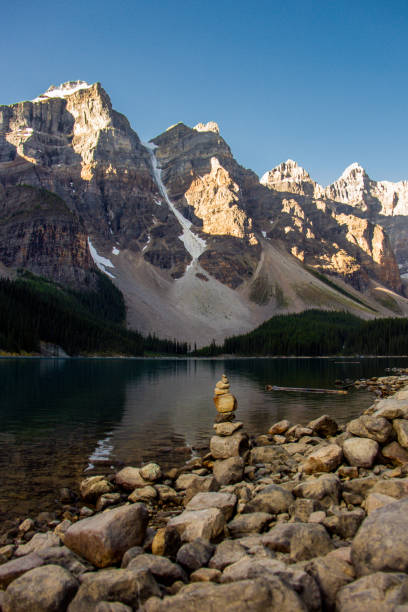 istock Moraine lake in Canada 1129260702