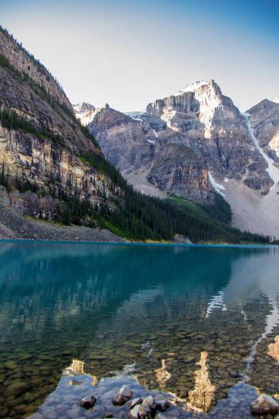 istock Moraine lake in Canada 1129260728