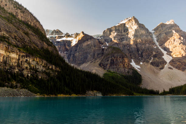 istock Moraine lake in Canada 1129260766