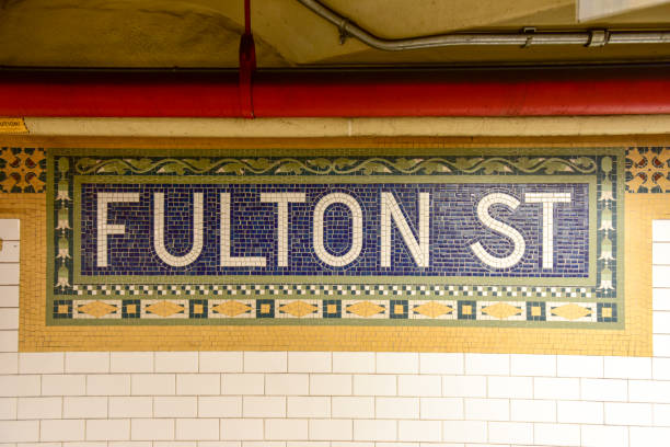 istock Fulton Street - Manhattan, New York 1129266833