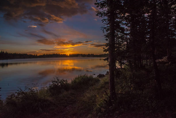 istock Sunrise in moose country 1129268375