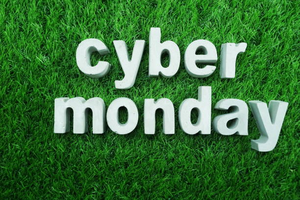 istock Cyber Monday made from concrete alphabet business concept 1129274823