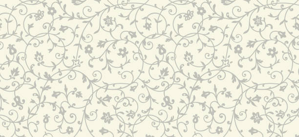 Vintage floral pattern. Rich ornament, old style pattern for wallpapers, textile, Scrapbooking etc. Vintage floral pattern. Rich ornament, old style pattern for wallpapers, textile, Scrapbooking etc. rococo style stock illustrations