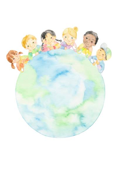 빛-푸른 지구 - 地球 stock illustrations