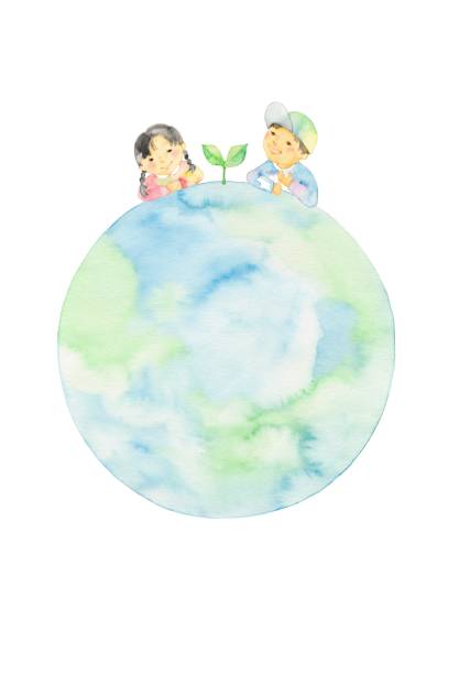 빛-푸른 지구 - 地球 stock illustrations