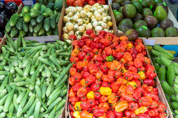 istock Mini bell peppers, pickles and peas 1129279025