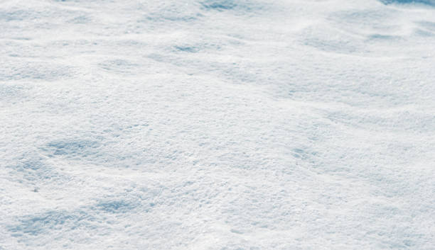 istock Close up of white snow background 1129279844