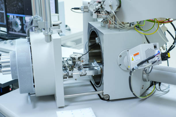 Scanning Electron Microscope (SEM) machine in laboratory stock photo