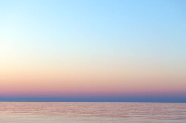 istock Clear sunset sky. Gradient background in pastel colors. 1129286937