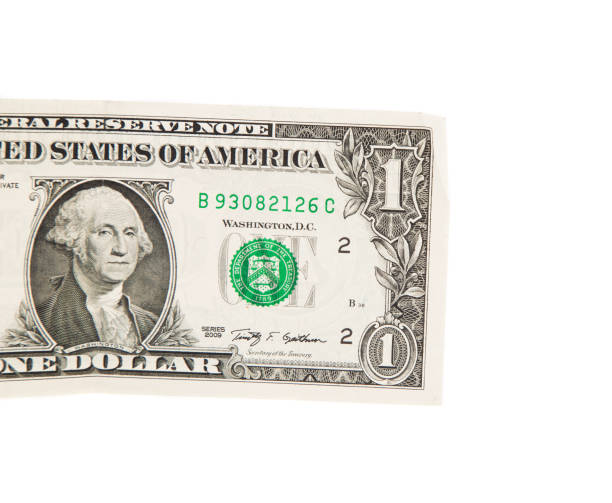 istock Part of one dollar bill. 1129288374