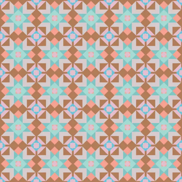 Vector illustration of Abstract Ethnic Pattern