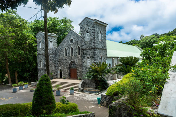 istock Saint Gabriel Cathedral, Rodrigues Island, Mauritius 1129303619
