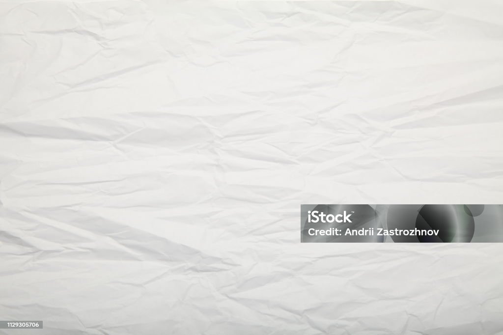 White crumpled paper texture White crumpled paper texture. Paper Stock Photo