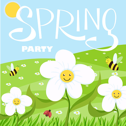 Ilustración de Paisaje De Dibujos Animados Fiesta Primavera Con Árboles Y Nubes Y Flores y más Vectores Libres de Derechos de Abeja - iStock Ilustración de Paisaje De Dibujos Animados Fiesta Primavera Con Árboles Y Nubes Y Flores y más Vectores Libres de Derechos de Abeja - iStock