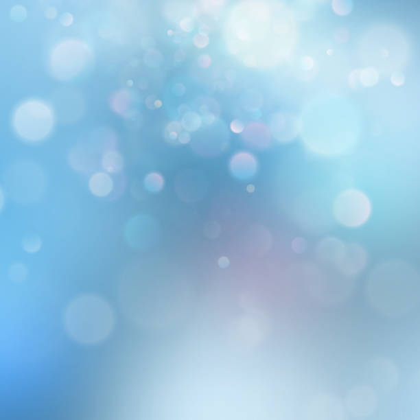 istock Colorful abstract vivid blur bokeh circles in soft color style background. Glitter holiday purple blue pink template. Luxurious natural texture. EPS 10 1129306873