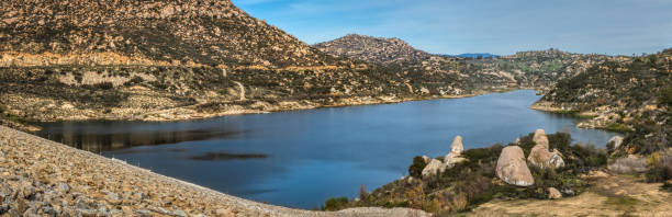 istock Beautiful Lake Ramona Panorama 1129308240