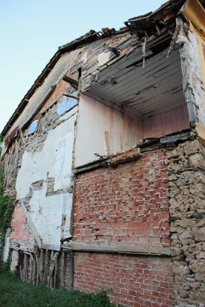 istock Old traditional building in Varosi area Edessa Greece 1129308470