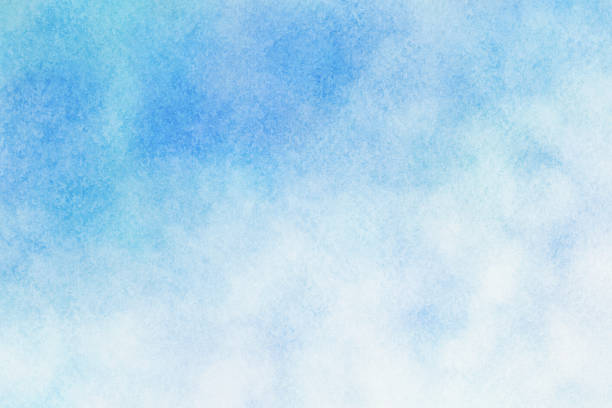 istock pastel colored summer blue sky abstract or vintage watercolor paint background 1129309162