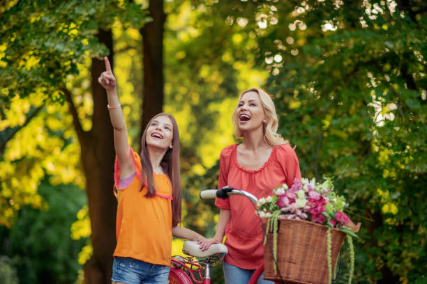 istock Happy mother and daughter having great time together 1129309879