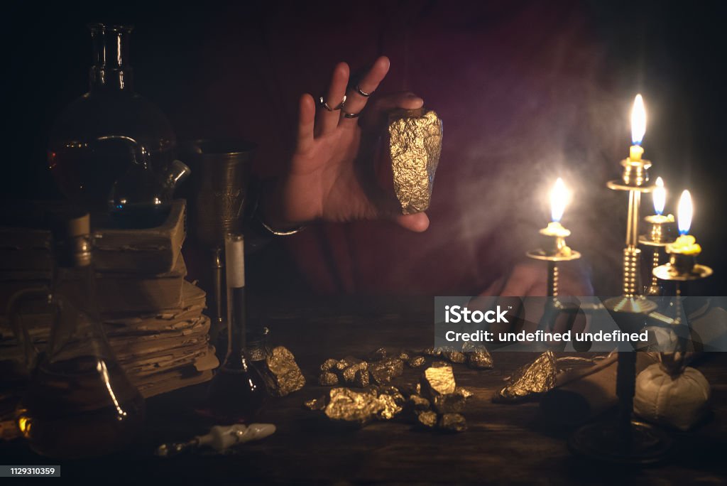 Alchemistry. - Lizenzfrei Alchemist Stock-Foto