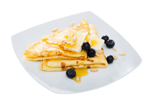 istock Crepes with brie and honey 1129311084