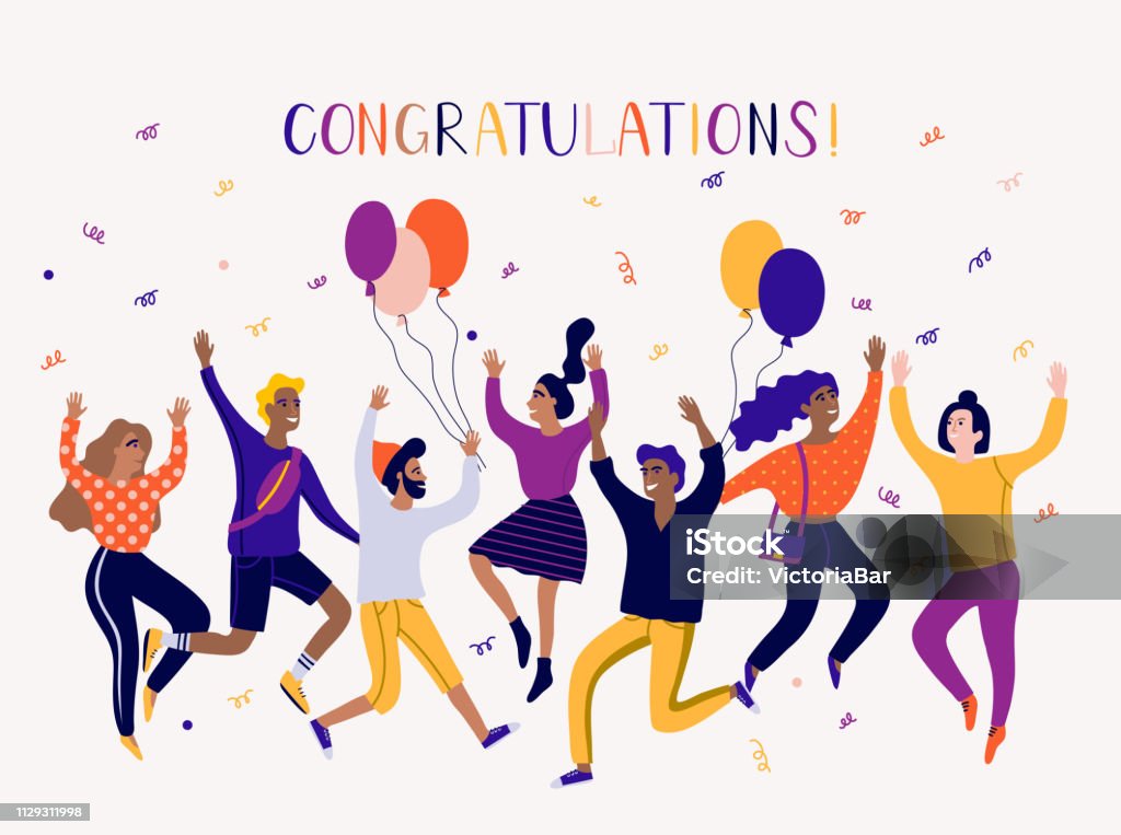 Party Vector Illustration Different People Dancing And Celebrate Cartoon  Style Flat Illustration Stock Illustration - Download Image Now - iStock