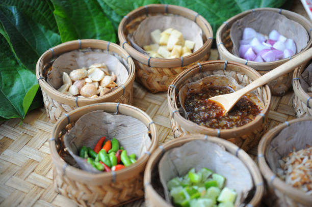 istock Miang kham is a traditional snack from Thailand. 1129314667