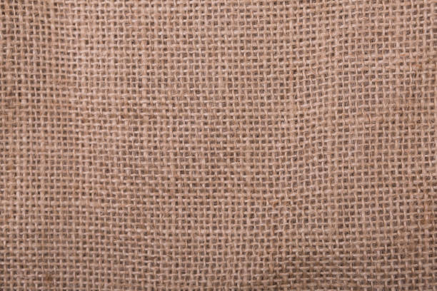 ustrukturyzowane grube zbliżenie burlapu - burlap burlap sack striped linen zdjęcia i obrazy z banku zdjęć