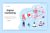 istock Digital marketing concept illustration. 1129317838