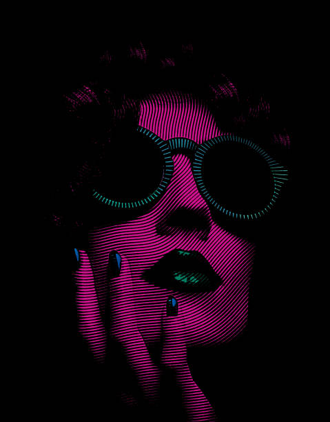 istock Close up portrait of glamorous woman's face 1129321247