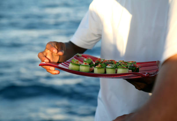 istock Catering by the sea in the sunset 1129325068