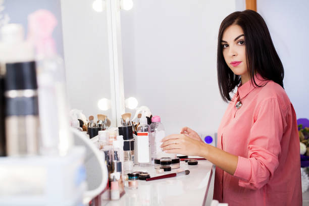 istock Professional beautician undergoing eyelash extension procedure 1129325196