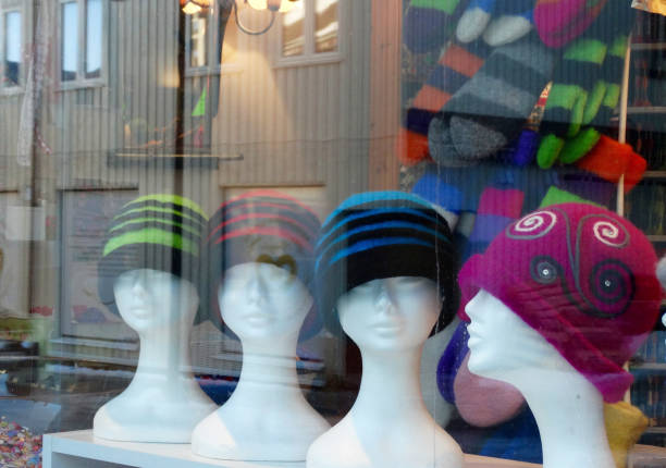 istock Winter muts in the shop 1129326822