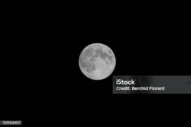 Full Moon Stock Photo - Download Image Now - Astronomy, France, Full Moon