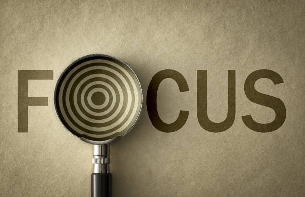 Magnifying Glass, Single Word, Text, Focusing concepts