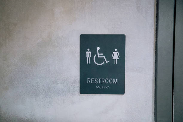 istock All Inclusive Restroom Sign 1129327496