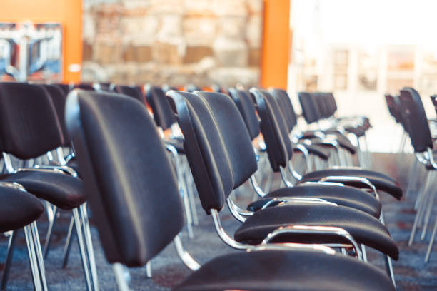istock chairs in a row in the auditorium 1129330143