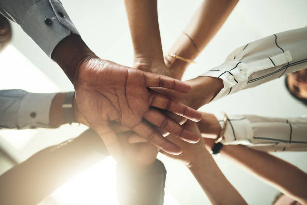 istock Being part of a team means we always stand together 1129340940