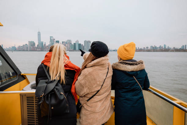 istock Admiring the View from a Tour Boat 1129344186