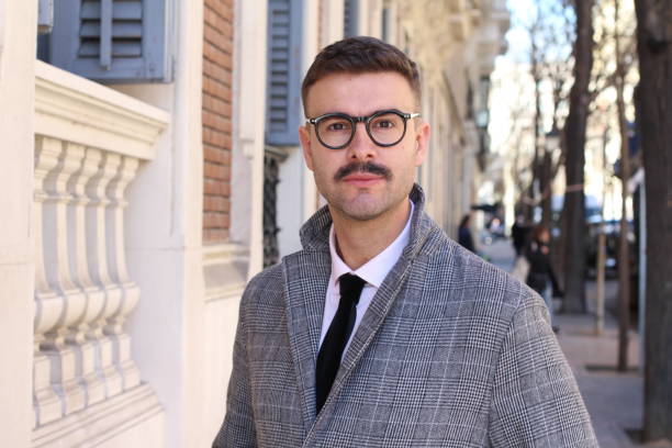 istock Sophisticated man with a moustache 1129346150