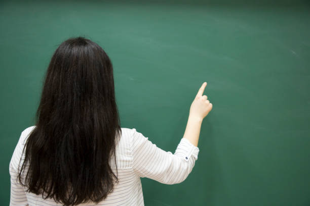 istock University student in front of blackboard 1129347178
