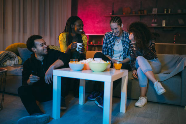 istock Roommates in good mood at home 1129348358