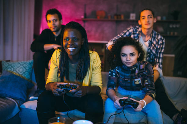 istock Video Games Is Not Only a Boys Fun 1129348764