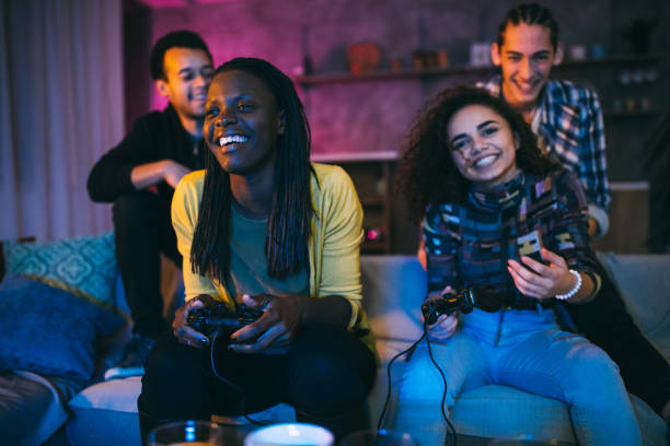 istock Video Games Is Not Only a Boys Fun 1129348844
