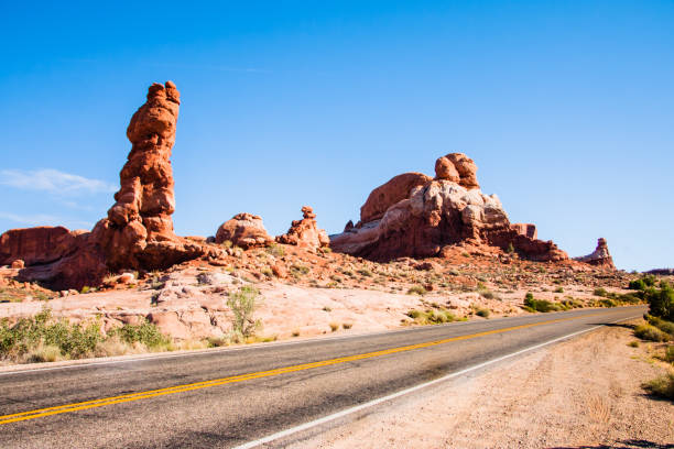 istock Road through the Arches national park 1129352413