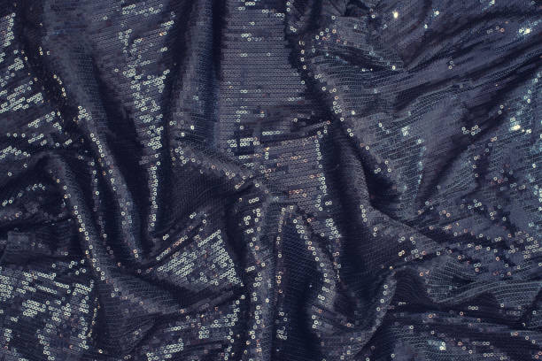 istock Shimmering festive background texture of shiny blue 1129354509