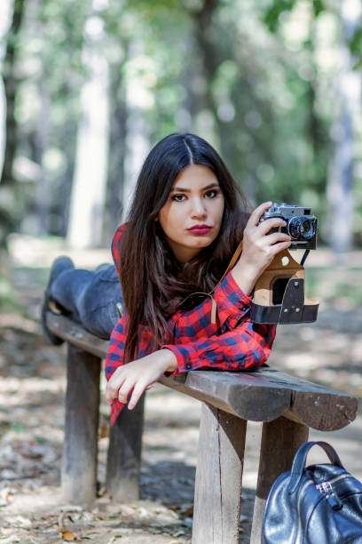 istock Woman Photographer in Nature 1129359466