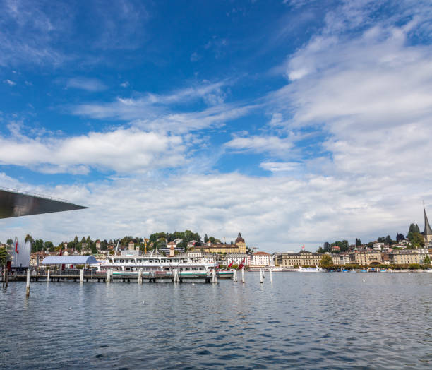 istock View on Lucerne and Lake Lucerne, Switzerland 1129359609