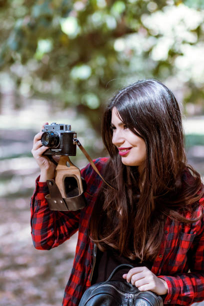 istock Woman Photographer in Nature 1129359632