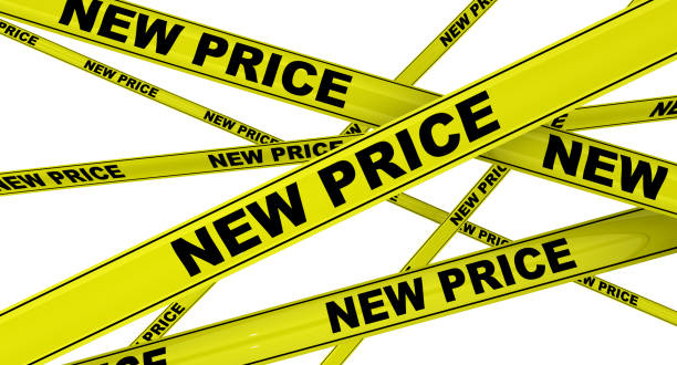 istock New price. Yellow warning tapes 1129360666